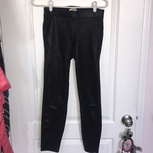 L’AGENCE Leather skinny pants